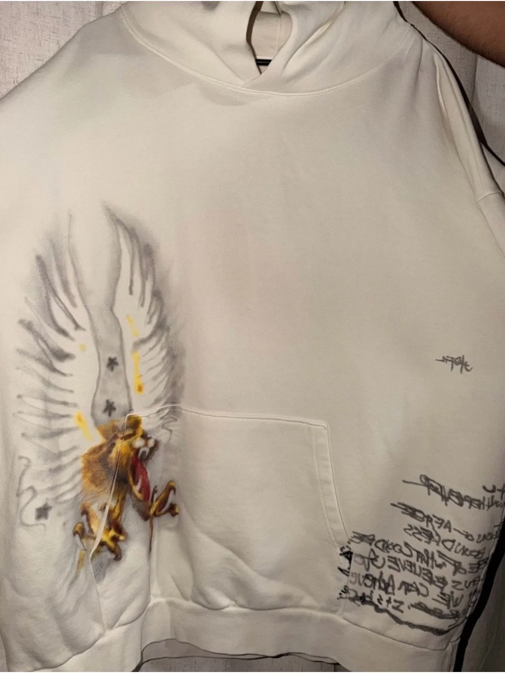 TRAVIS SCOTT 2XL White Graphic Hoodie - Circus Maximus Tour “24”